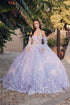 Juliet JT1459J Princess Ball Gown Strapless Bell Sleeves Quinceanera Dress by DiscountDressShop
