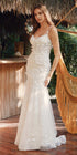 Juliet JT2475UW Long 3D Floral Applique Fitted Mermaid Gown by DiscountDressShop