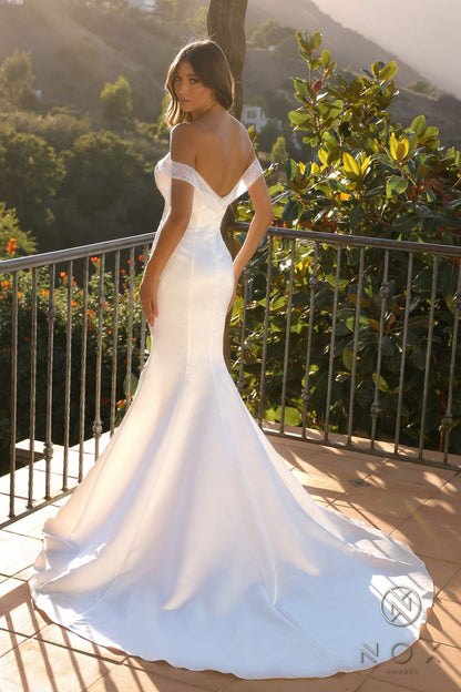 Nox Anabel JW979 Long Sweetheart Off Shoulder Wedding Mermaid Dress by DiscountDressShop