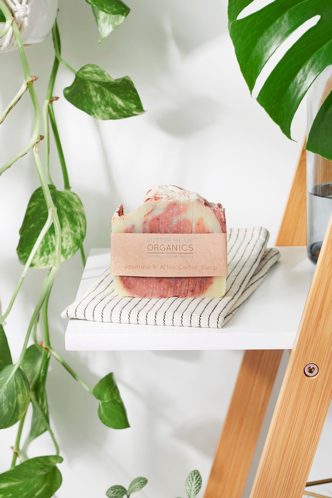 Jasmine, Atlas Cedar, &amp; Pine Organic Soap Essential Oils by Butter Me Up Organics