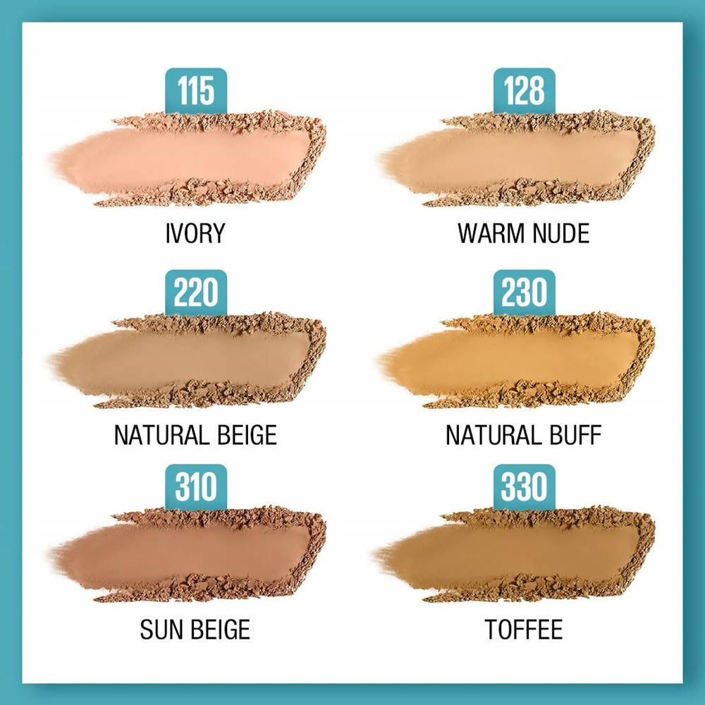 Maybelline New York Fit Me 12Hr Oil Control Compact, 230 Natural Buff by Dista