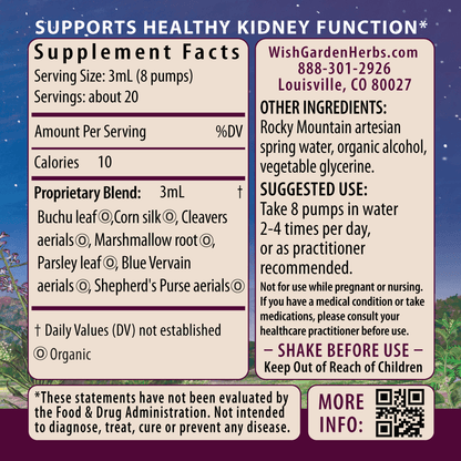 Kidney Strength, Daily Support by WishGarden Herbs