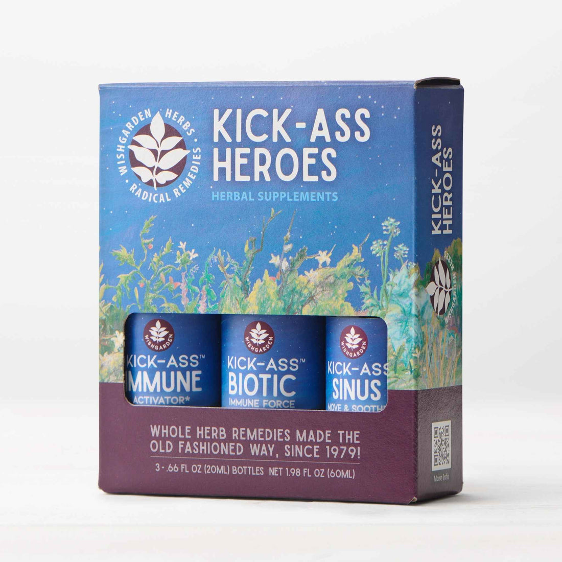 Kick-Ass Heroes, 3-Pack by WishGarden Herbs