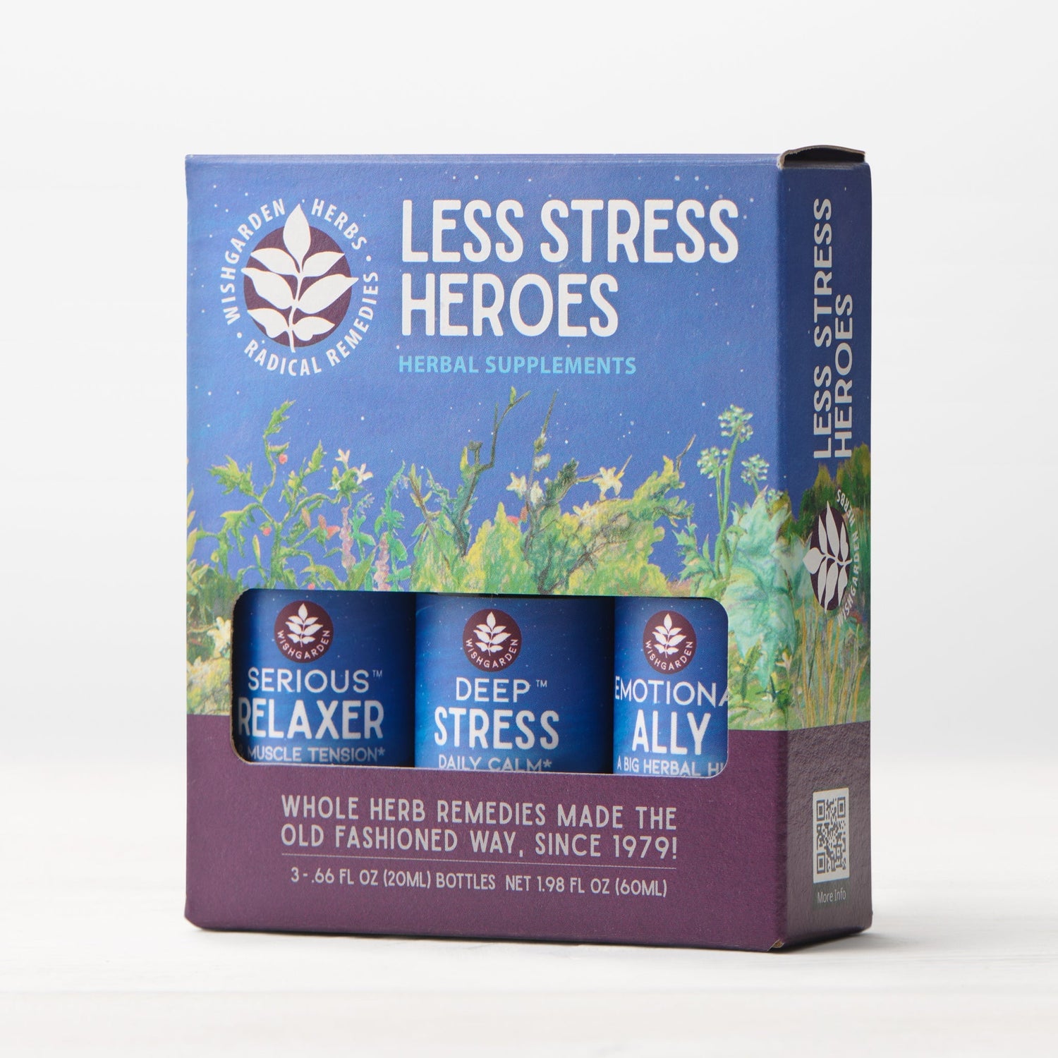 Less Stress Heroes, 3-Pack by WishGarden Herbs