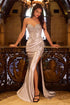 Ladivine KV1116 Dress Fitted Strapless Lace & Satin Gown by DiscountDressShop