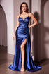 Ladivine KV1119 Dress Soft Satin Fit & Flare Gown by DiscountDressShop