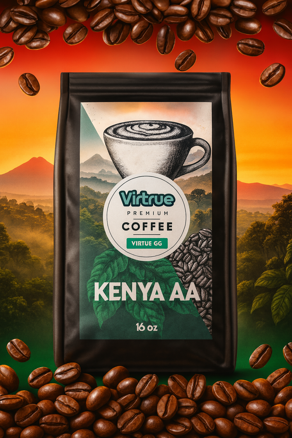 Light Roast Coffee – 16oz | Smooth, Small Batch, Expertly Roasted by Virtrue