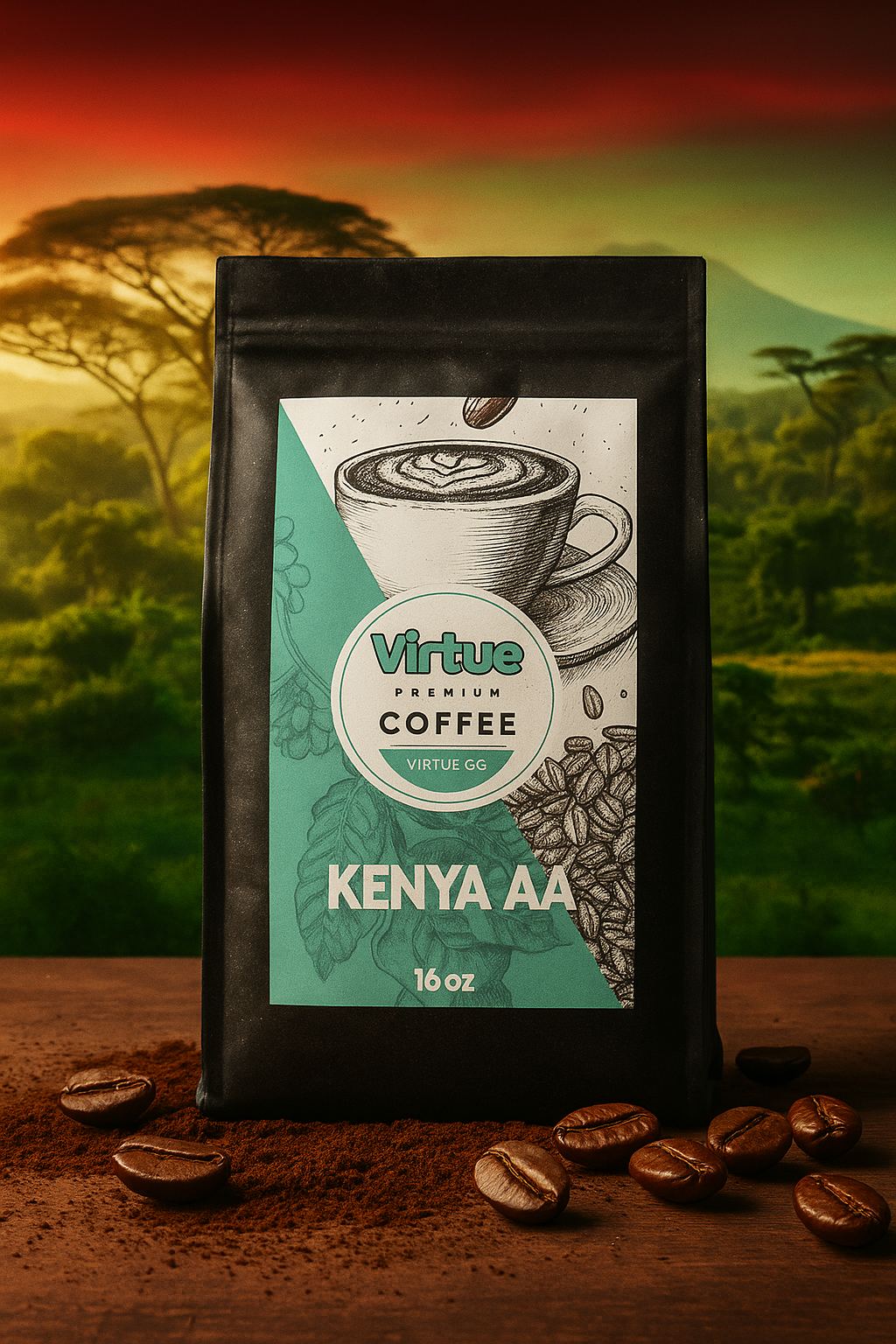 Light Roast Coffee – 16oz | Smooth, Small Batch, Expertly Roasted by Virtrue