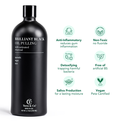 Charcoal Oil Pulling + Hydroxyapatite Toothpaste Bundle | Terra &amp; Co. by Terra &amp; Co.