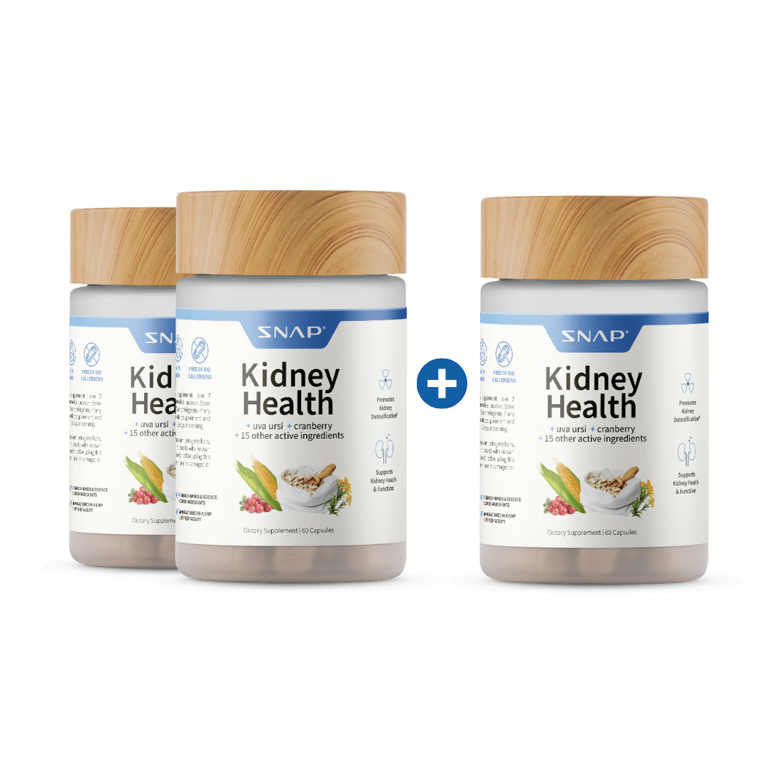 Kidney Health - Buy 2, Get 1 FREE! by Snap Supplements