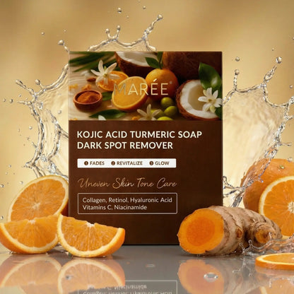 Turmeric Kojic Soap &amp; Scrub by Maree