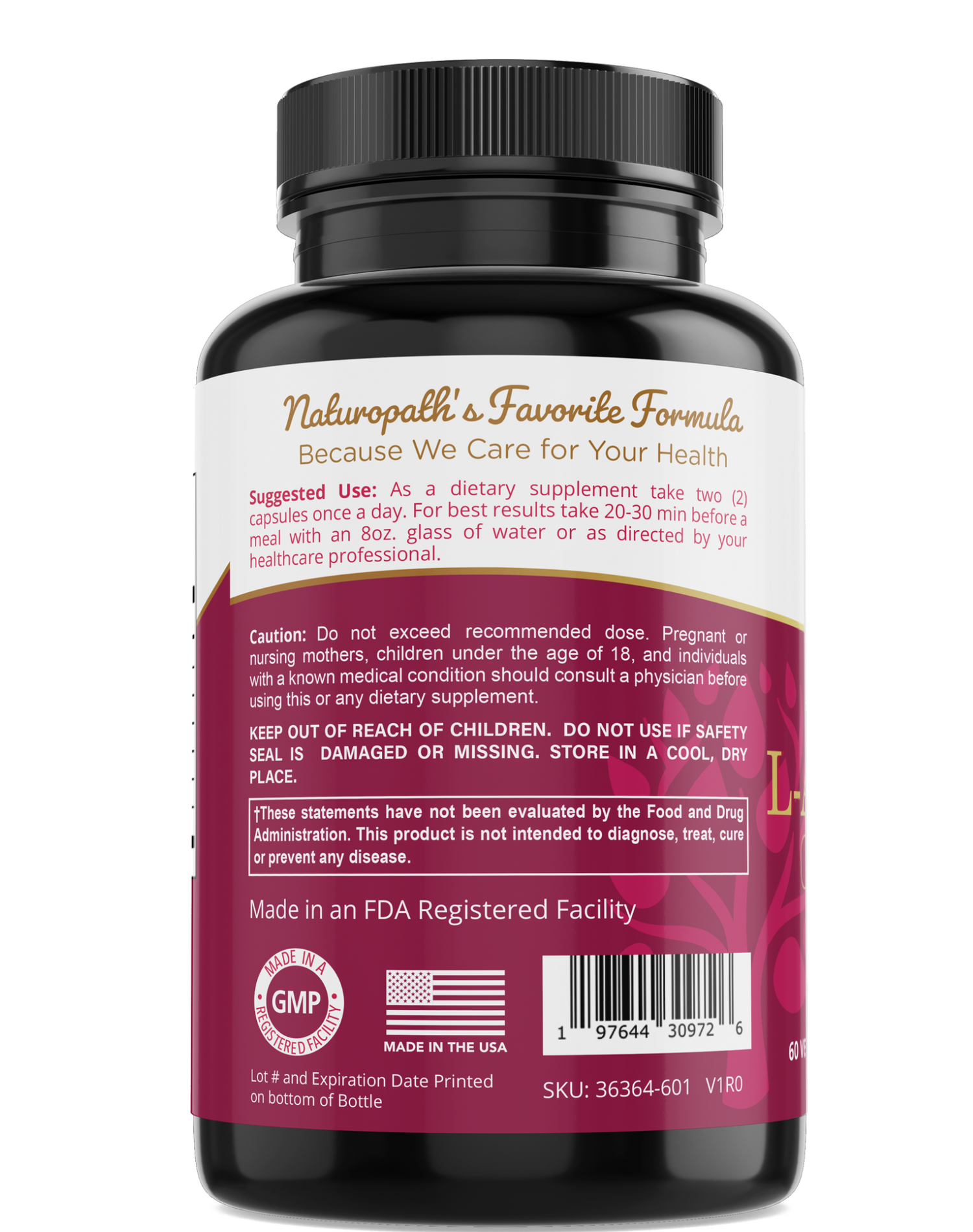 L-Arginine - Clean, Simple Formula by My Balance