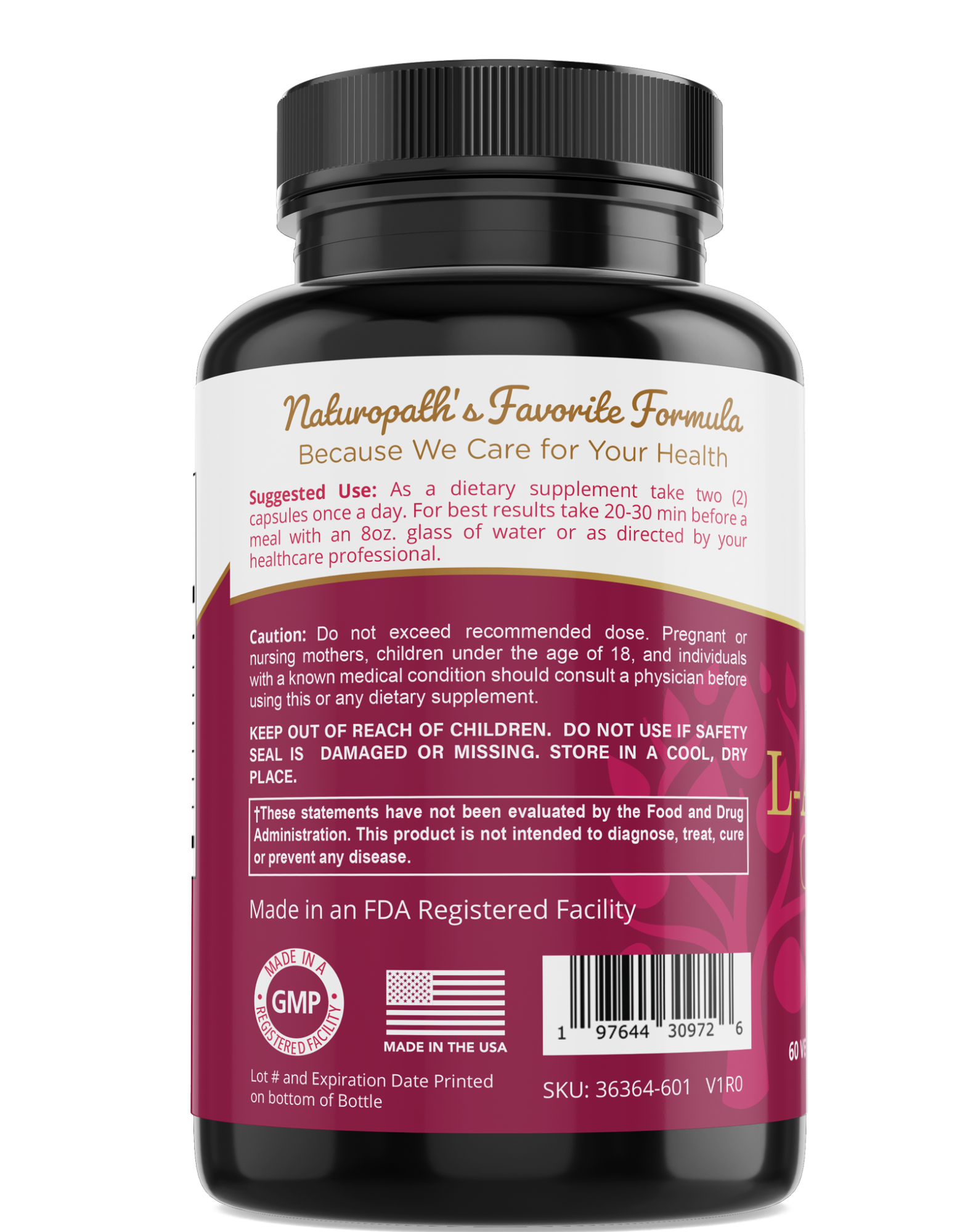 L-Arginine - Clean, Simple Formula by My Balance