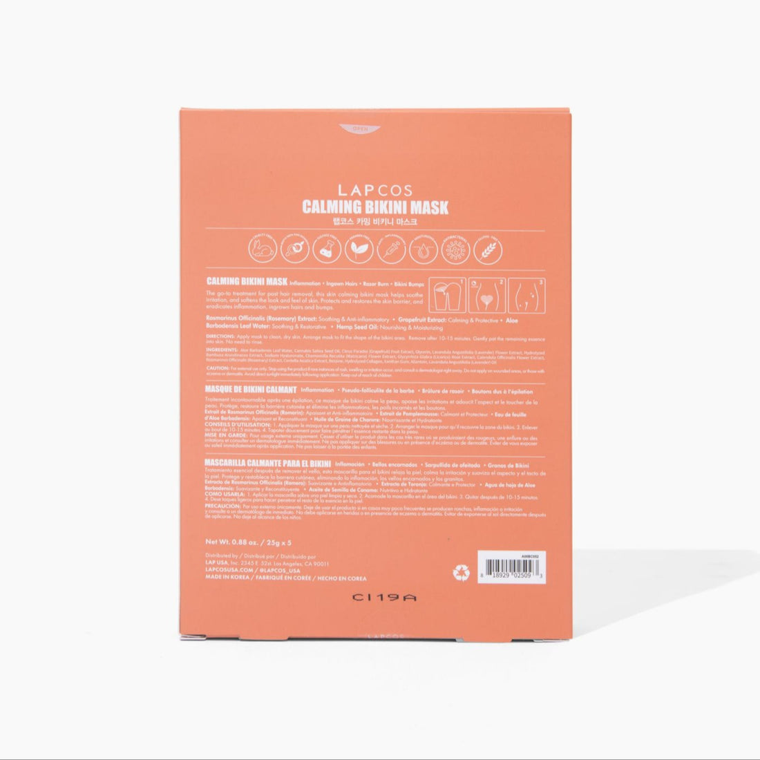 Calming Bikini Mask Skin Care by LAPCOS