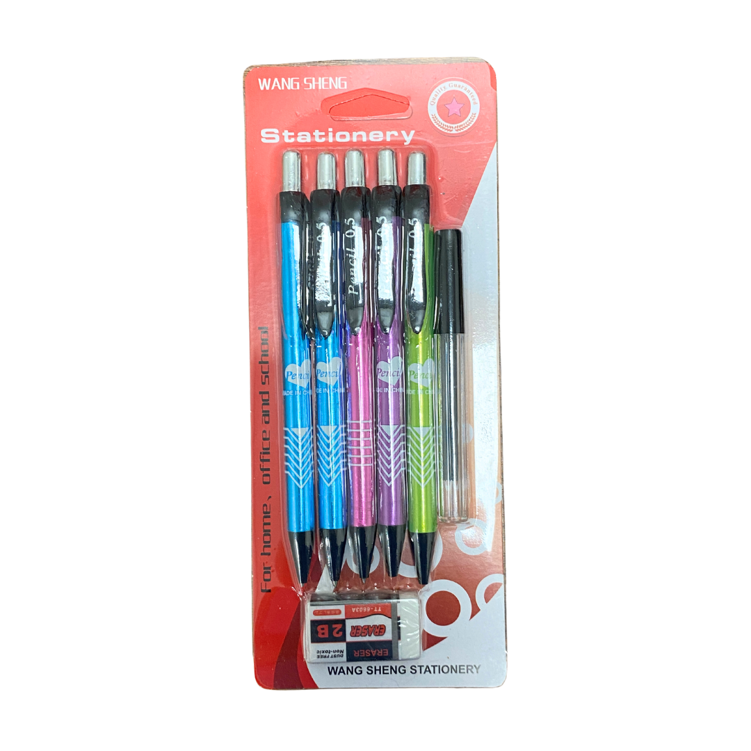 Lápices mecánicos paquete de 7 pcs by Farmacias Savia