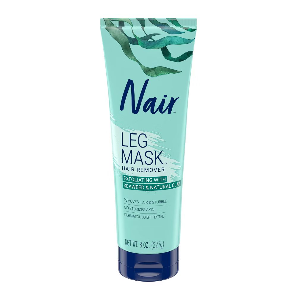 Nair Leg Mask 3-in-1 Exfoliate &amp; Smooth (8 oz) by Farmacias Savia