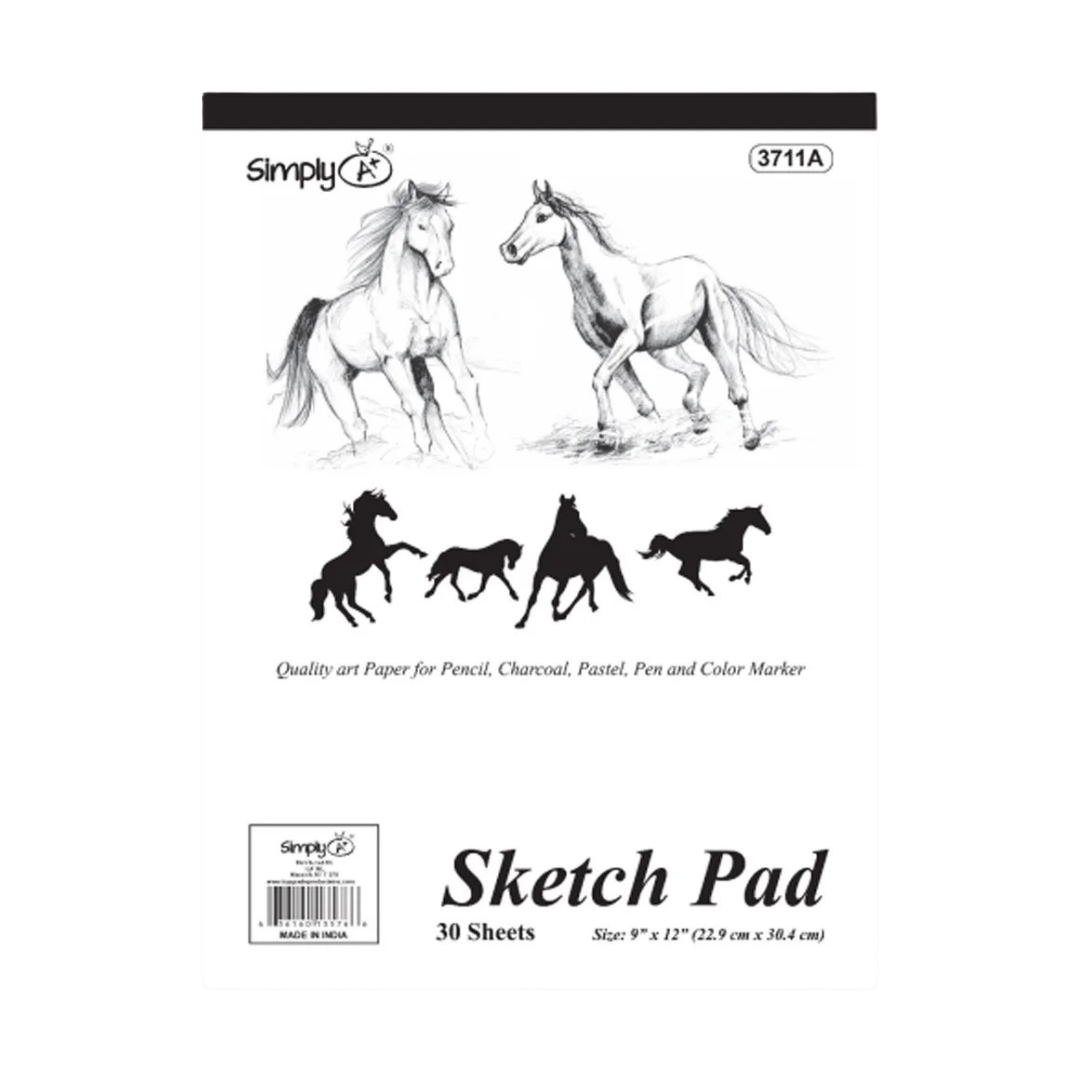 Libreta Sketch Pad Simply A+ 9" x 12" (30 hojas) by Farmacias Savia