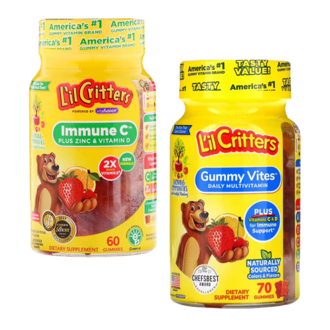 Lil Critters Immune C &amp; Gummy Vites Variety (60 ct | 70 ct) by Farmacias Savia