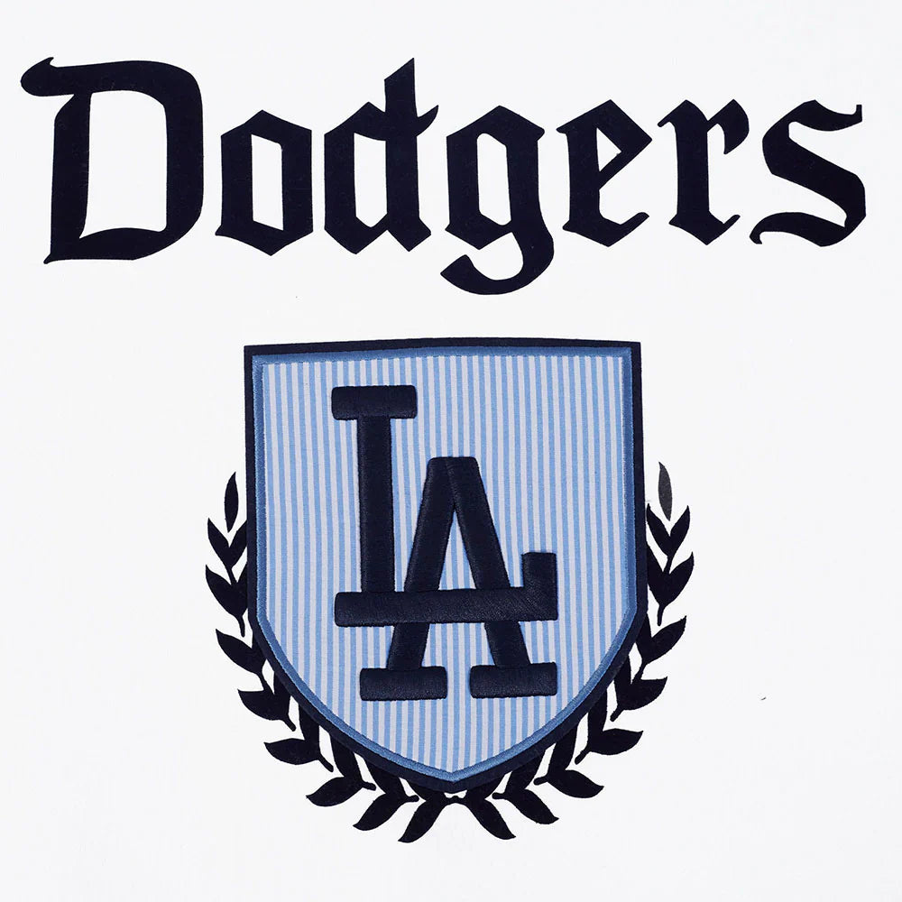 Pro Standard LA Dodgers Country Club Crewneck - White by Denim Exchange
