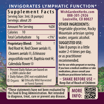 Lymph Mover, Immune Strength by WishGarden Herbs