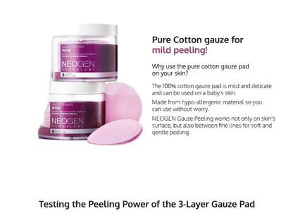 NEOGEN Dermalogy Bio-Peel Gauze Peeling Wine by AsiaBeautyMall