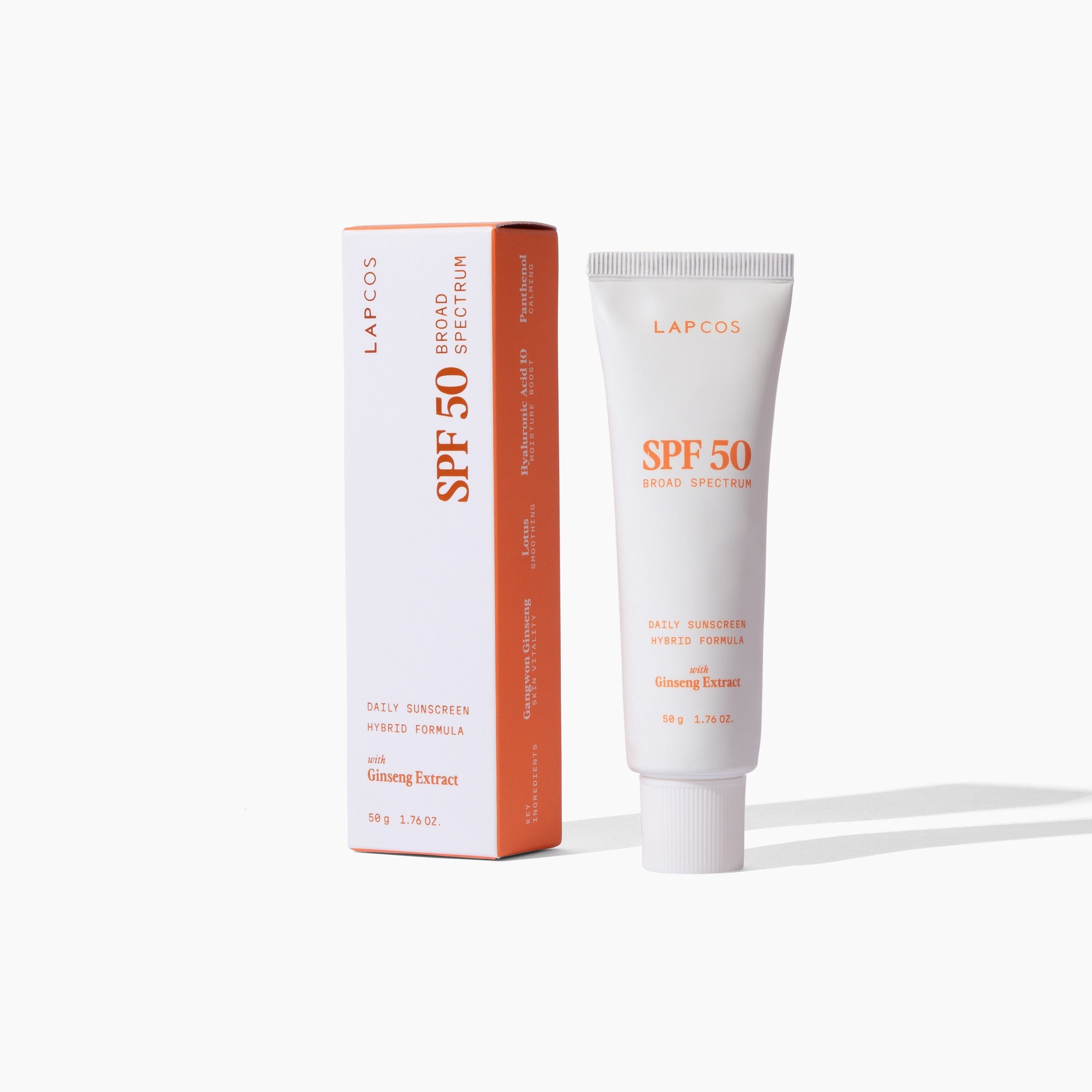 Luxury Hybrid Daily Sunscreen SPF 50 + With Ginseng extract by LAPCOS