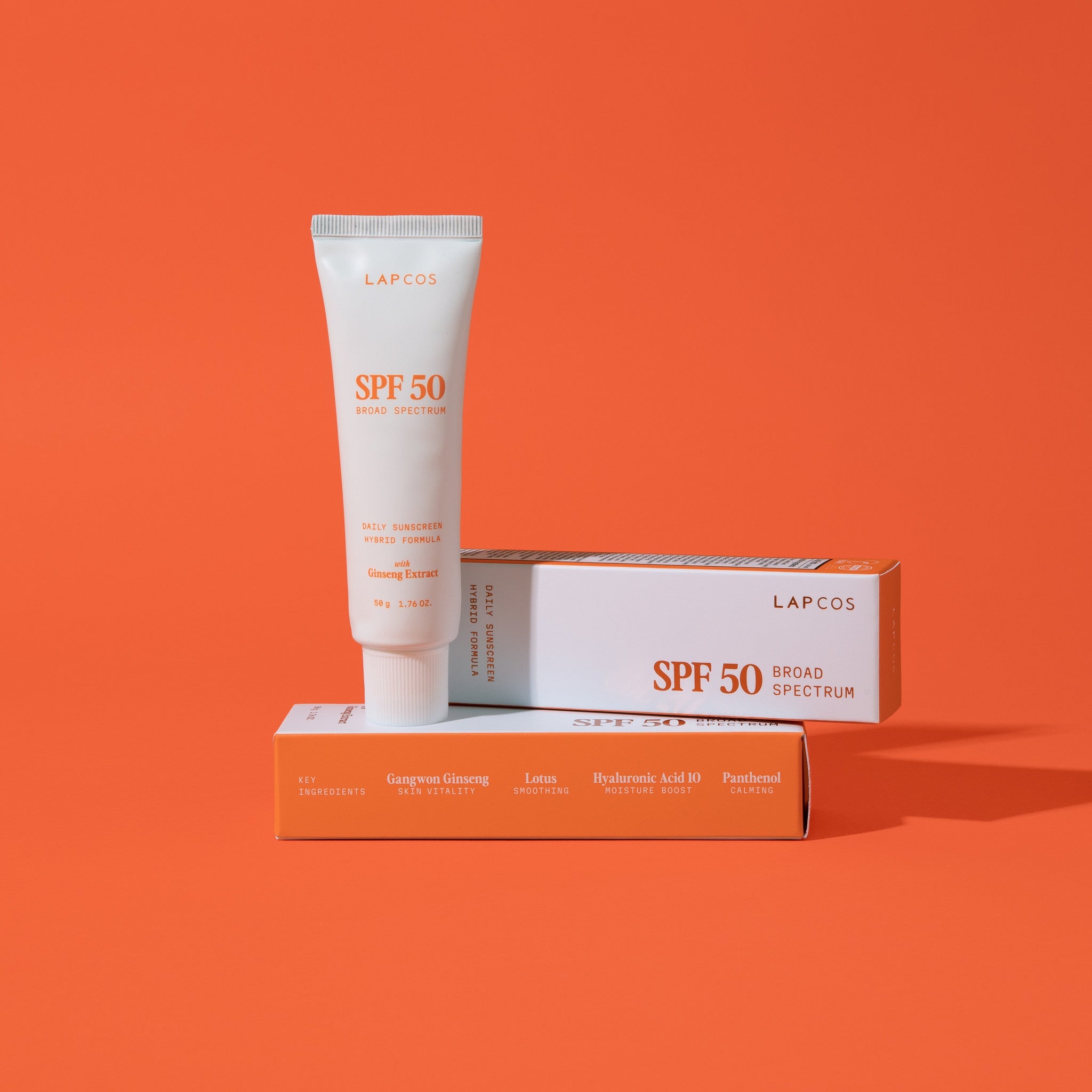Luxury Hybrid Daily Sunscreen SPF 50 + With Ginseng extract by LAPCOS