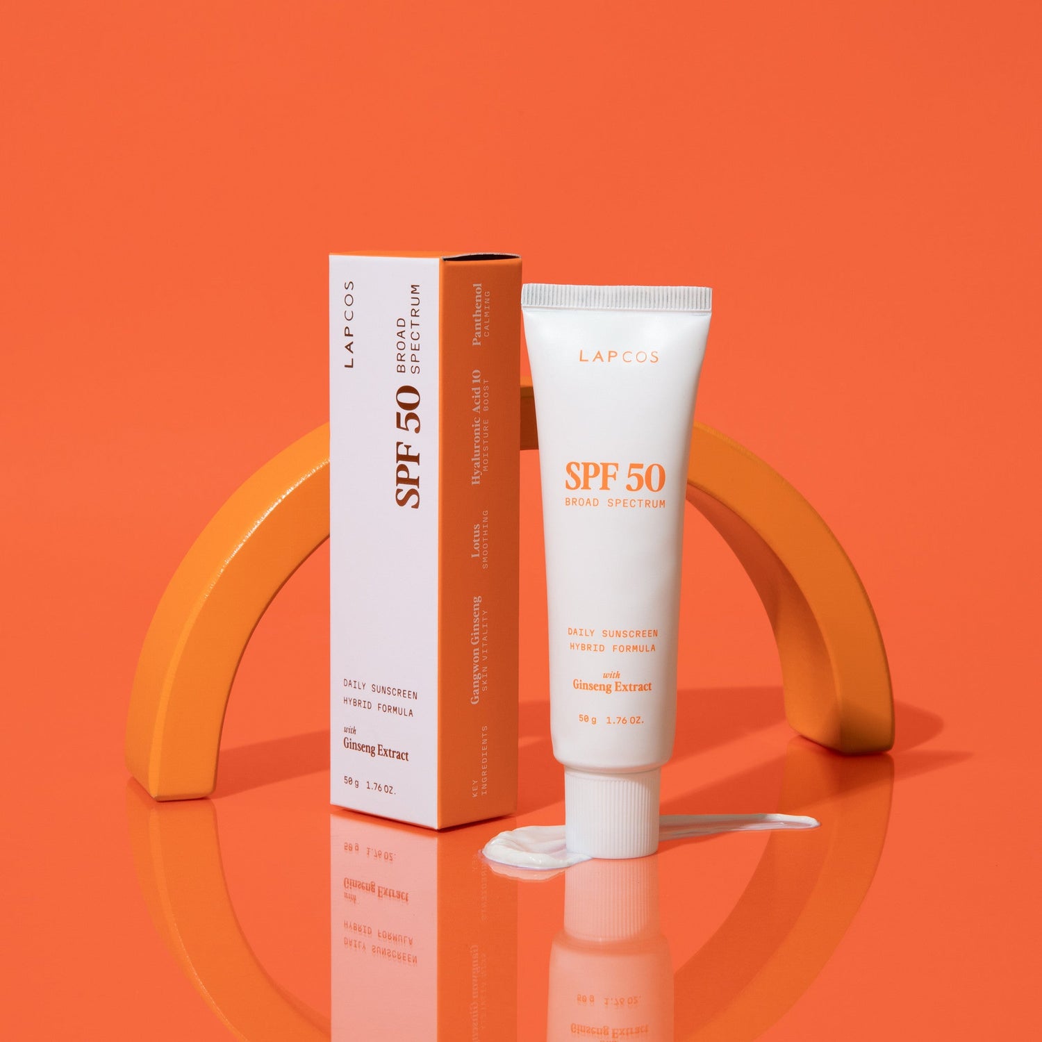 Luxury Hybrid Daily Sunscreen SPF 50 + With Ginseng extract by LAPCOS