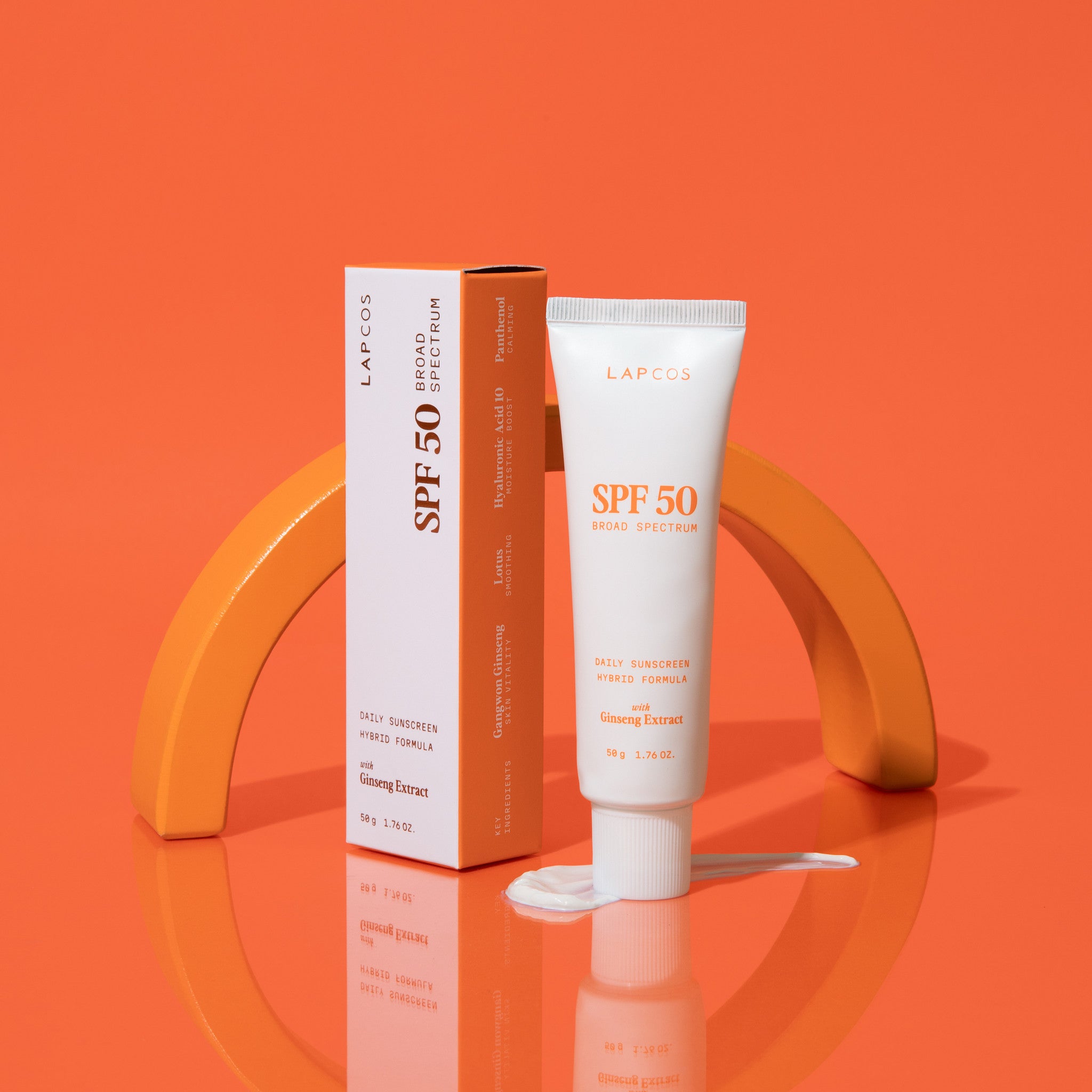 Luxury Hybrid Daily Sunscreen SPF 50 + With Ginseng extract by LAPCOS