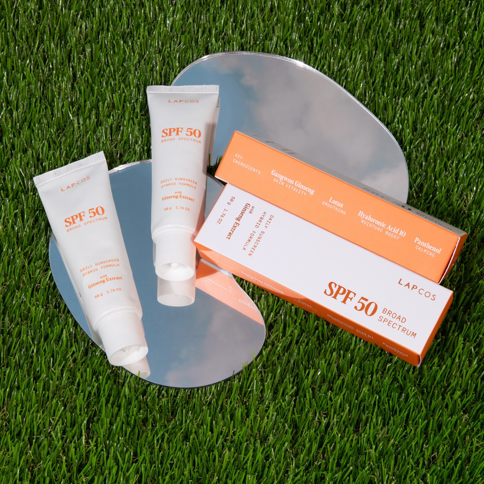 Luxury Hybrid Daily Sunscreen SPF 50 + With Ginseng extract by LAPCOS
