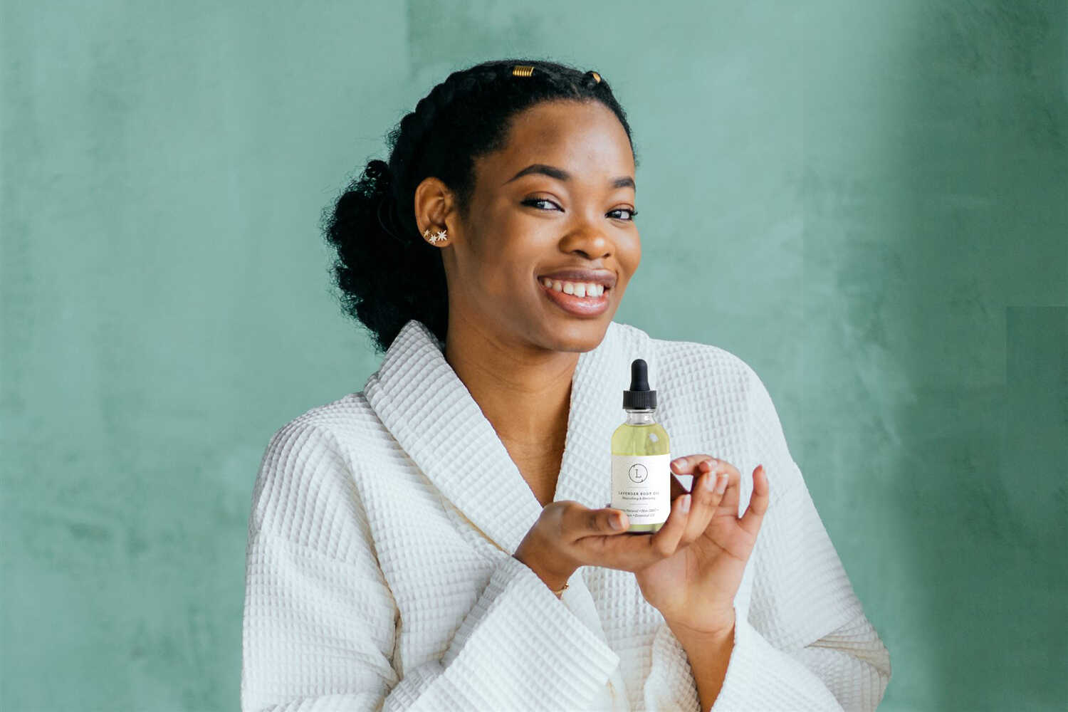 CBD Lavender Body Oil with CBD, Natural Moisturizing Body Oil (THC free) by Lizush