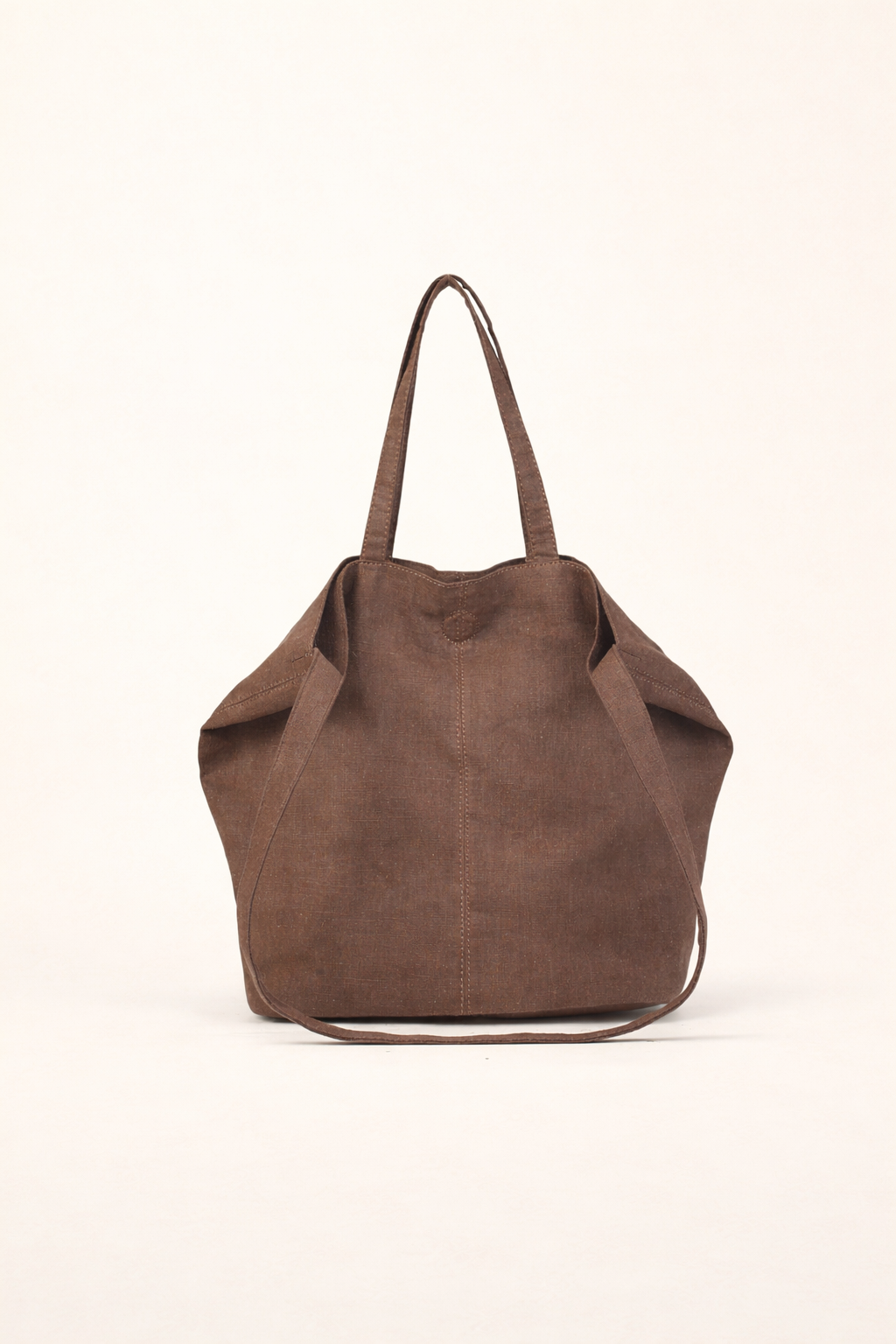 Lightweight Ramie Canvas Large Tote Bag by LINTICO