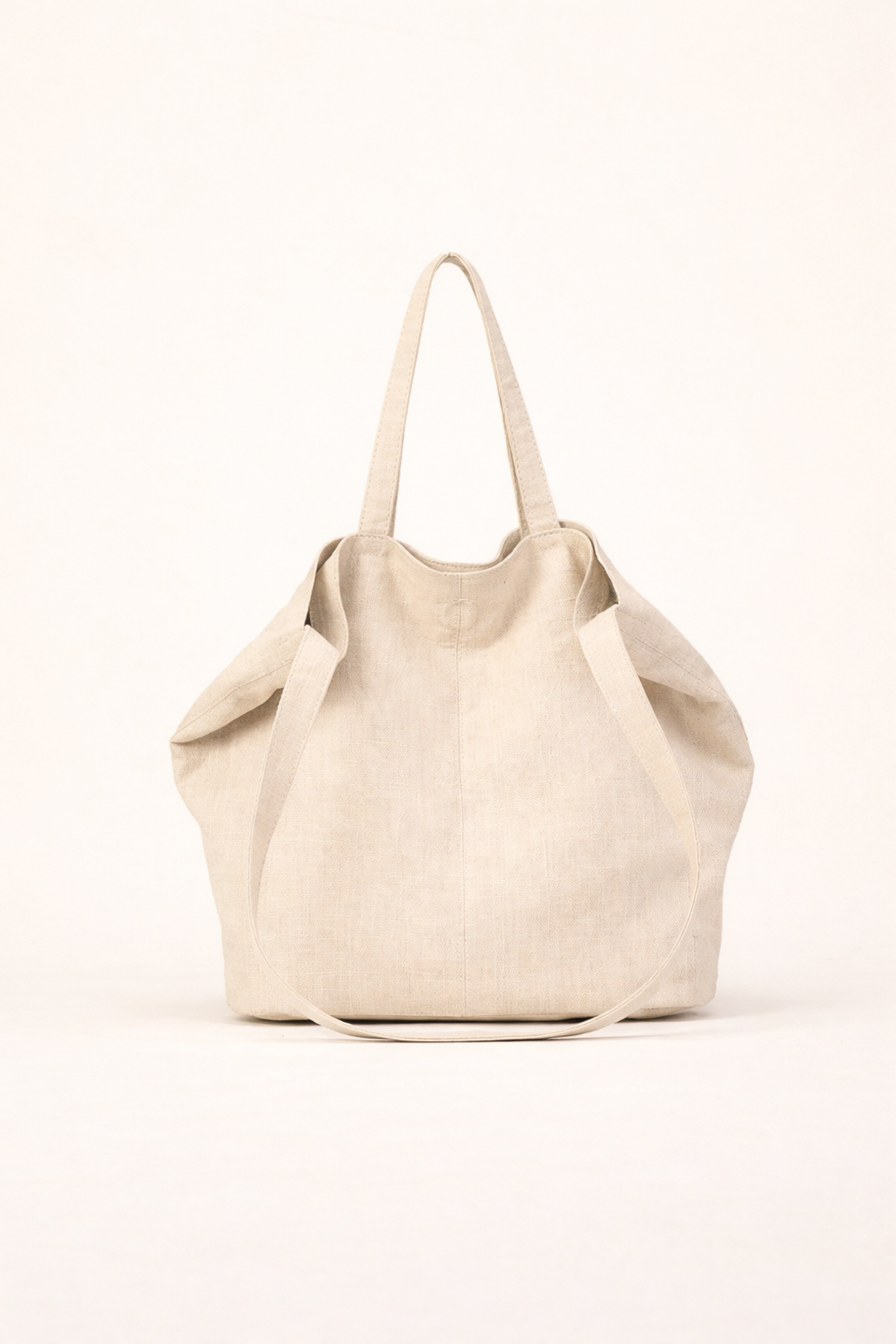 Lightweight Ramie Canvas Large Tote Bag by LINTICO