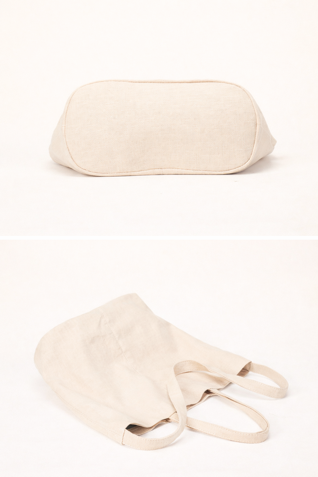 Lightweight Ramie Canvas Large Tote Bag by LINTICO
