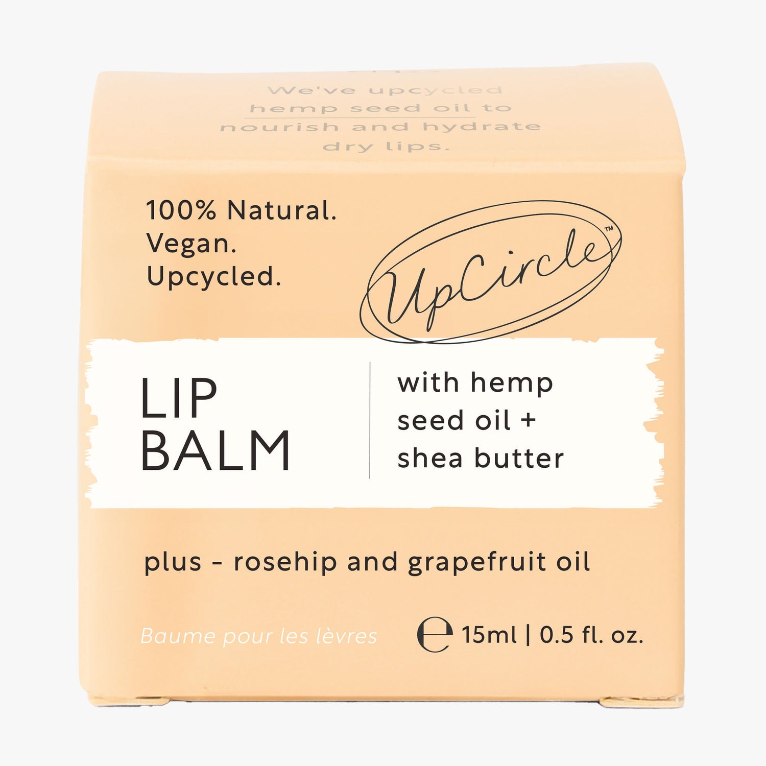 Lip Balm with Hemp Seed Oil by UpCircle