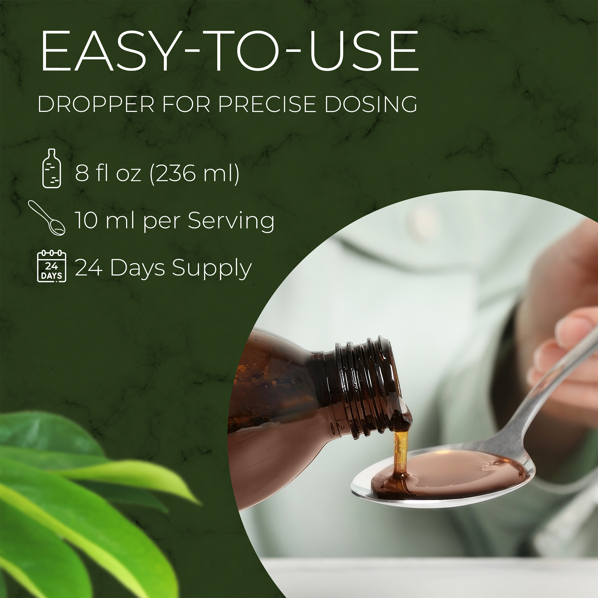 Soursop Bitters Liquid with Soursop Leaves for Gut Health &amp; Immune Boost by FreshDrinkUS - Natural and Premium Herbal Tea