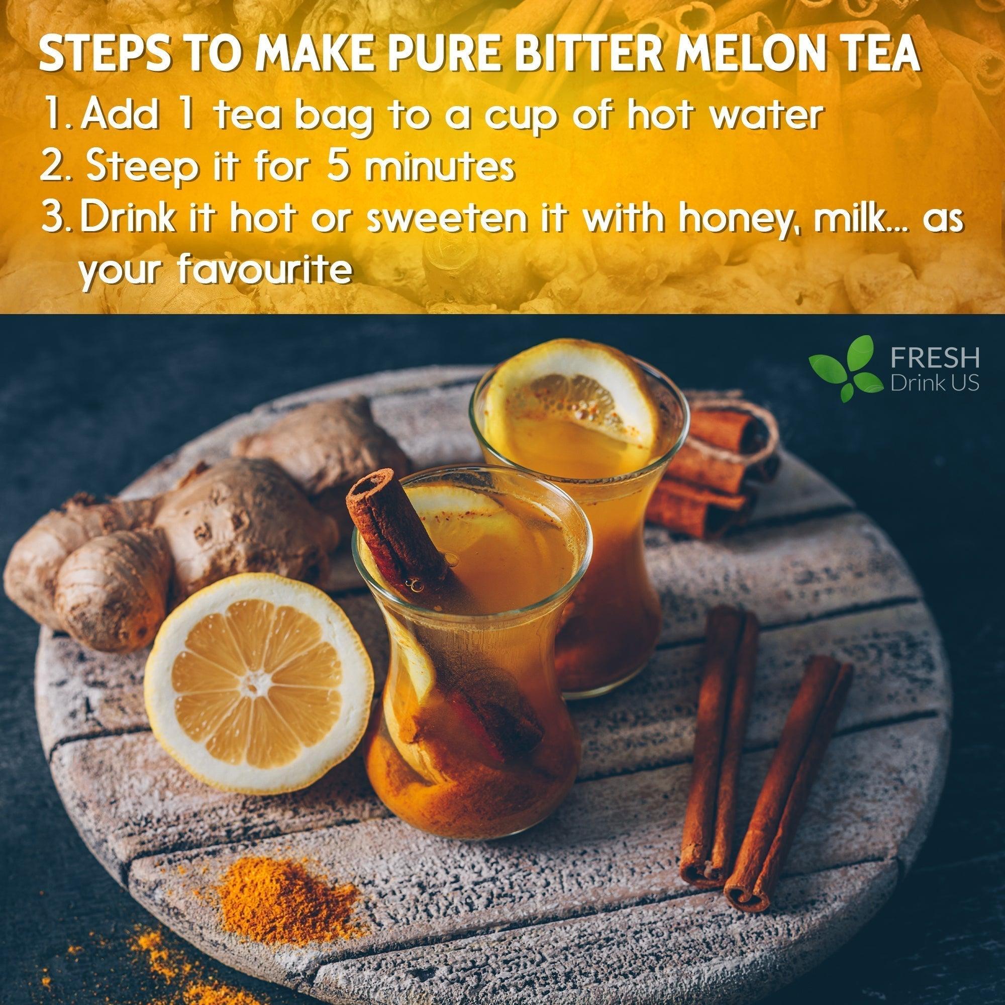Turmeric Ginger, Cinnamon Tea, Tea Bags, 100% Natural, Hand-made, No Sugar, No Caffeine, No Gluten, Vegan by FreshDrinkUS - Natural and Premium Herbal Tea