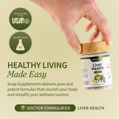 Liver Health &amp; Detox by Snap Supplements