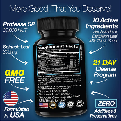 Liver Cleanse Detox &amp; Repair - 21 Day Cleanse - Natural Liver Support Supplement with Milk Thistle by Saint Mingiano - Supplements &amp; Wellness Dedicated to Holistic Health