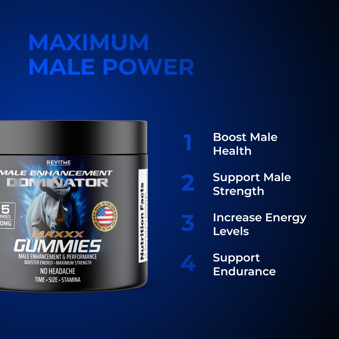 DOMINATOR Male Enhancement Gummies by RevitMe - Supplements Store