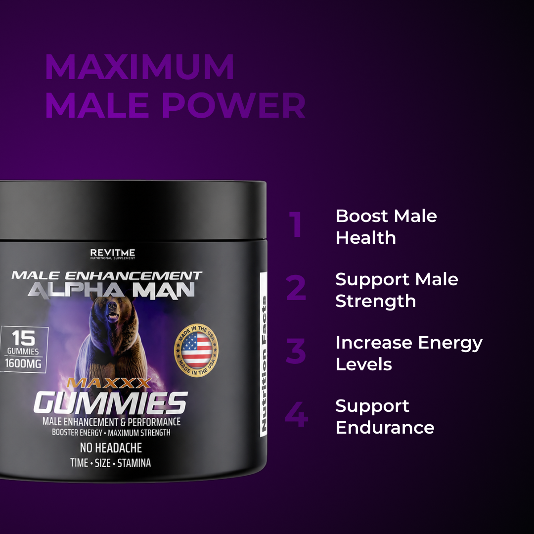 Alpha Man Male Enhancement Gummies by RevitMe - Supplements Store