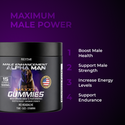Alpha Man Male Enhancement Gummies by RevitMe - Supplements Store