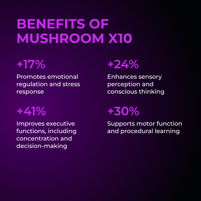Mushroom X10 by RevitMe by RevitMe - Supplements Store