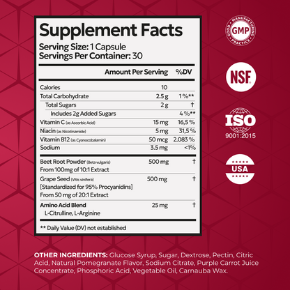 Cardiovascular Support Beet Root + by RevitMe by RevitMe - Supplements Store