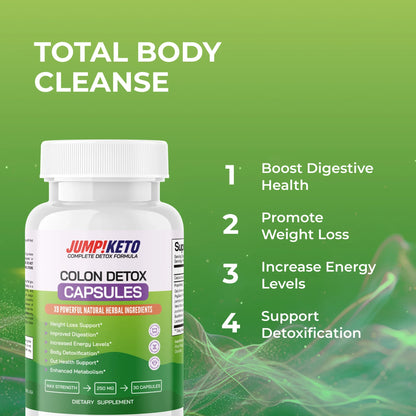 JUMP!KETO Colon Detox Capsules by RevitMe - Supplements Store
