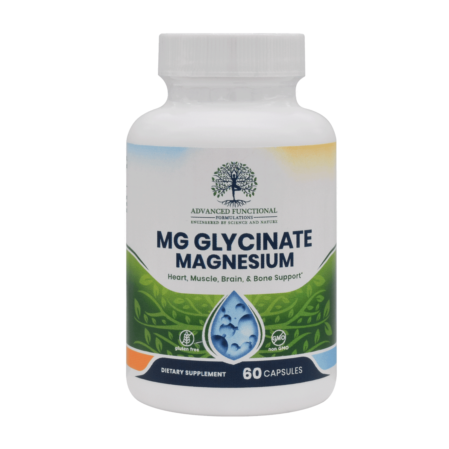MG-Glycinate (most bioavailable magnesium) by Advanced Functional Medicine Supplements