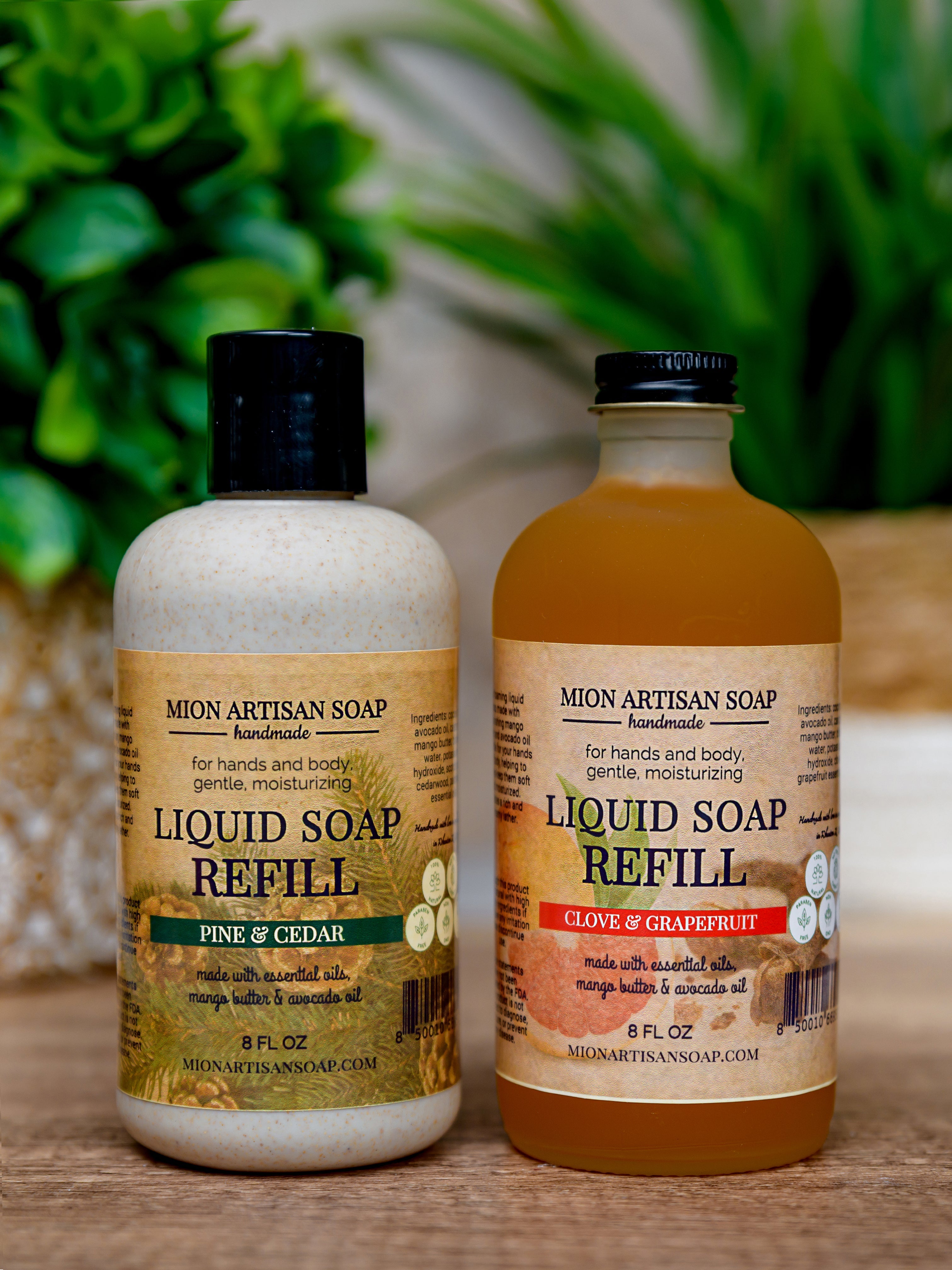Liquid Soap Refill | Luxurious Foam for Hand &amp; Body by MION Artisan Soap Co.