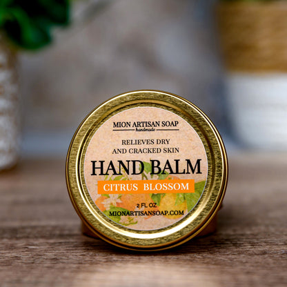 Hand Balm - Citrus Blossom | Not Greasy, Antibacterial, Moisture-Locking by MION Artisan Soap Co.