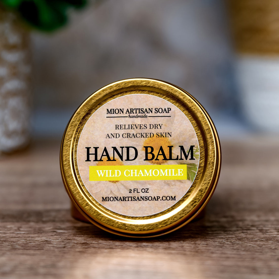Hand Balm - Wild Chamomile | Not Greasy, Antibacterial, Moisture-Locking by MION Artisan Soap Co.