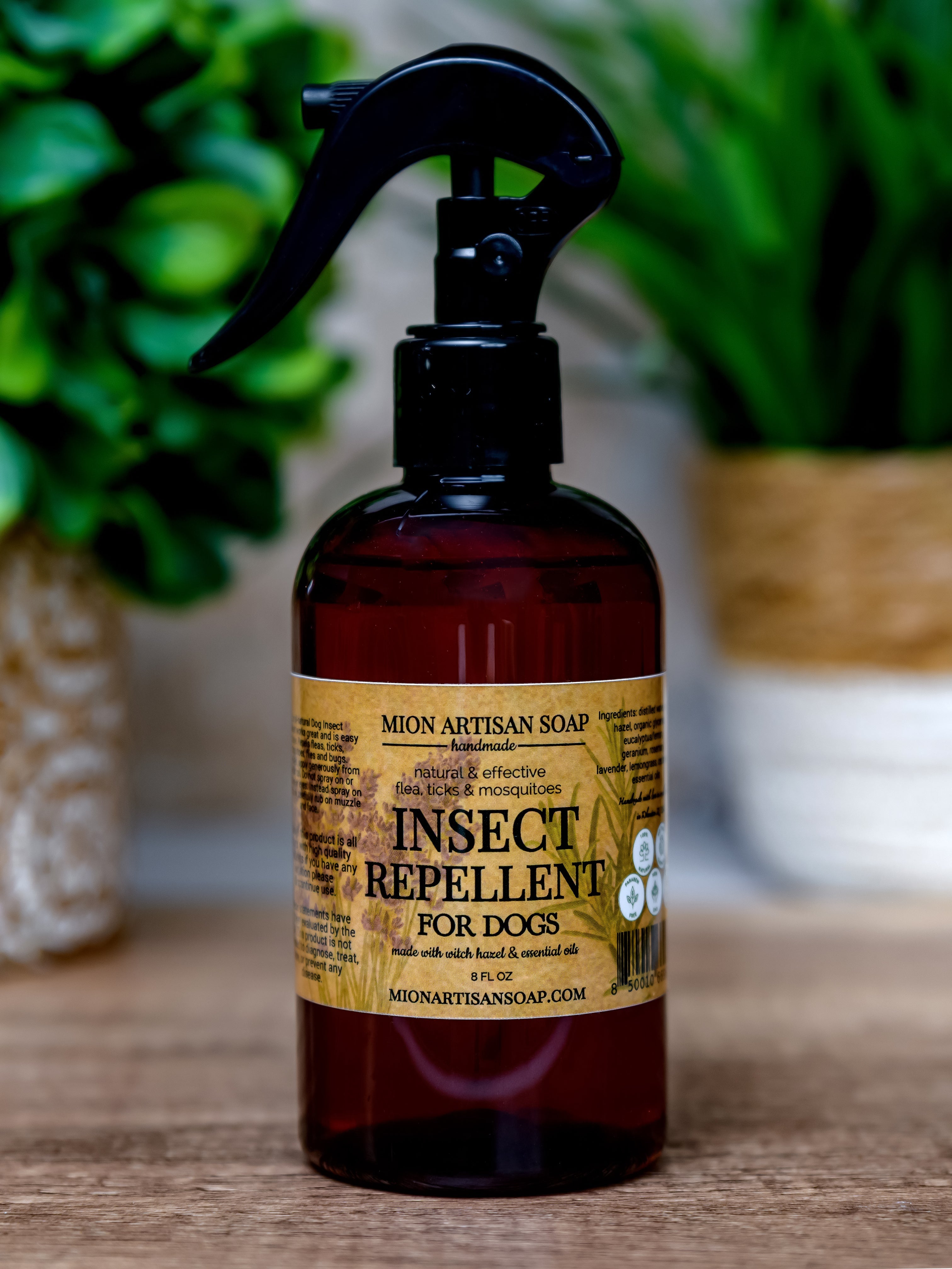 Insect Repellent For Dogs | Effective Defense, 100% Natural Ingredients by MION Artisan Soap Co.